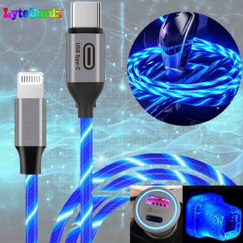 Avizar Câble spiralé USB-C vers USB-C + iPhone Lightning, Design